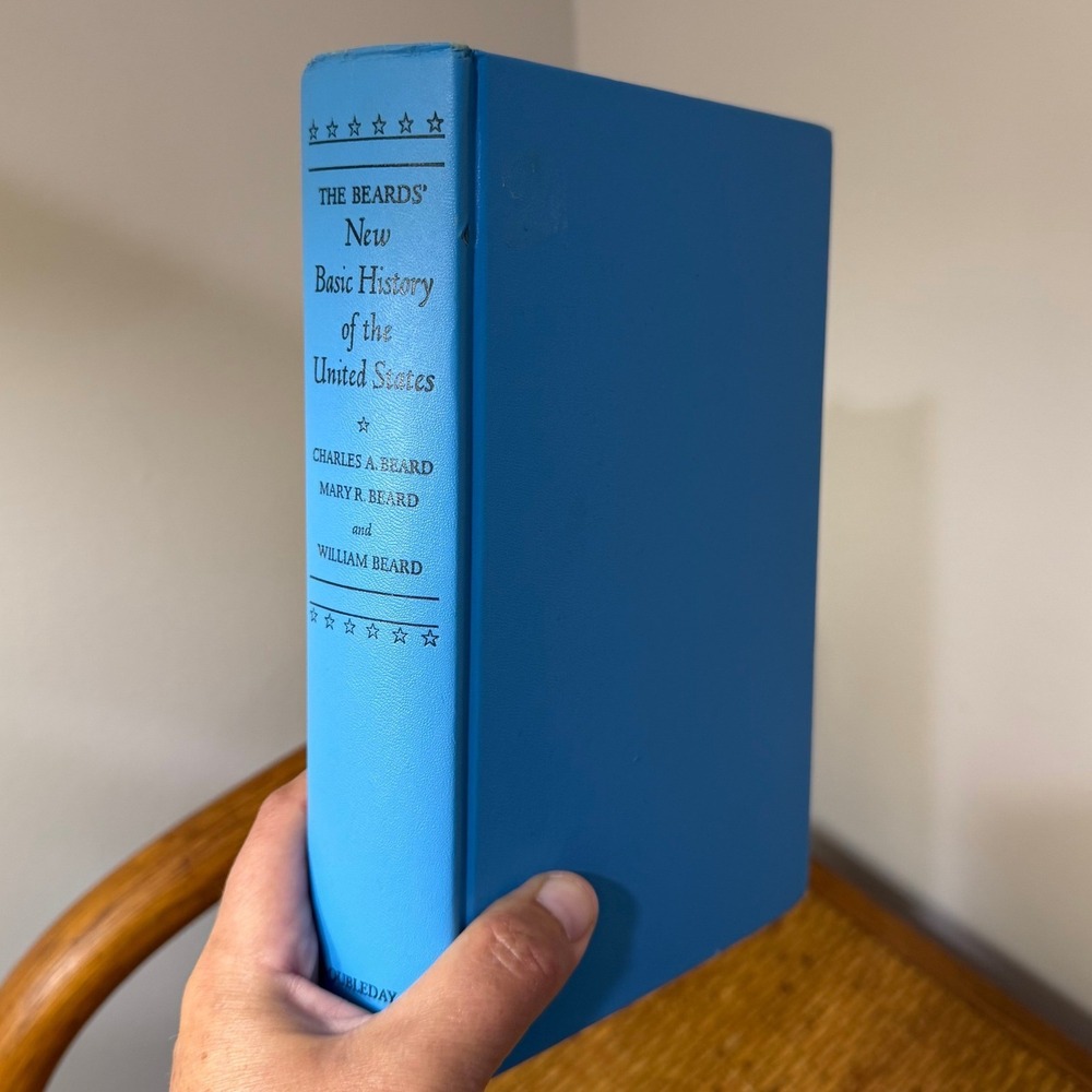 The Beards' New Basic History of the United States 1968 Doubleday Vintage HC
